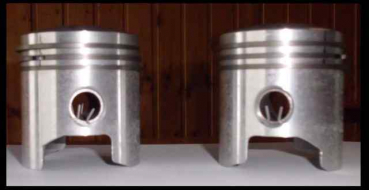 DKW RT 350 links und rechts beschichtet